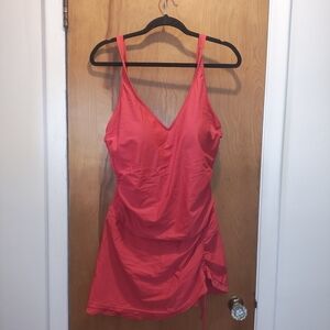 Women's Red One Piece Swimsuit